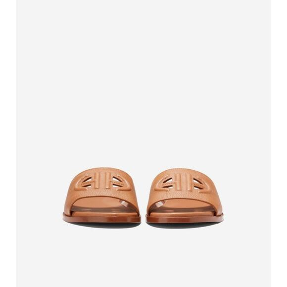 Cole Haan Flynn Logo Slide Leather Sandal - 7 B - Picture 3 of 7